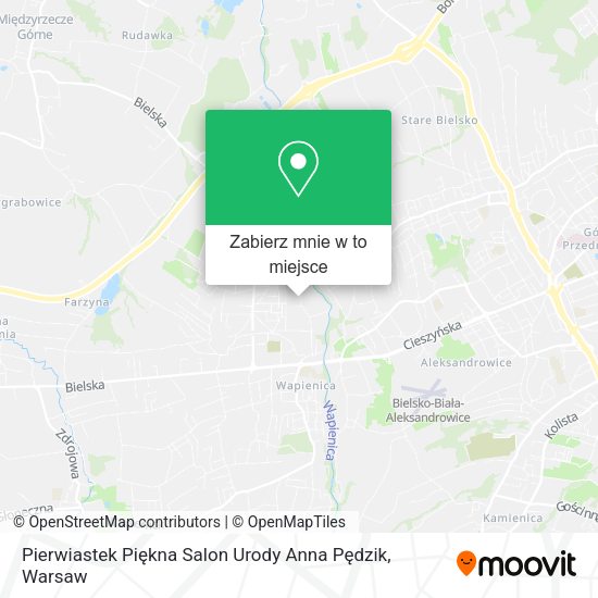 Mapa Pierwiastek Piękna Salon Urody Anna Pędzik