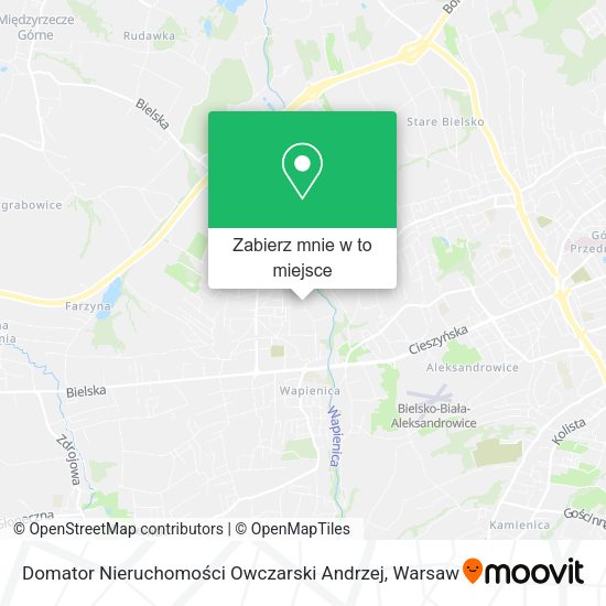 Mapa Domator Nieruchomości Owczarski Andrzej