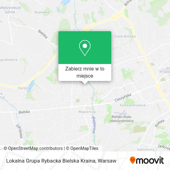 Mapa Lokalna Grupa Rybacka Bielska Kraina