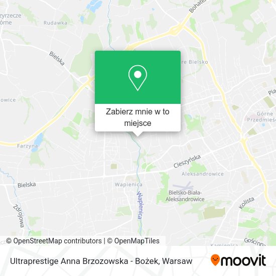 Mapa Ultraprestige Anna Brzozowska - Bożek