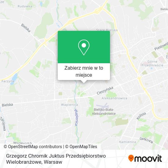 Mapa Grzegorz Chromik Juktus Przedsiębiorstwo Wielobranżowe