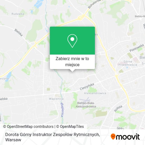 Mapa Dorota Górny Instruktor Zespołów Rytmicznych