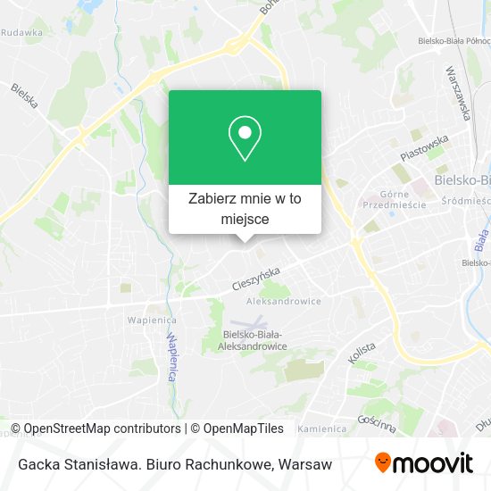 Mapa Gacka Stanisława. Biuro Rachunkowe