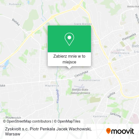 Mapa Zyskvolt s.c. Piotr Penkala Jacek Wachowski