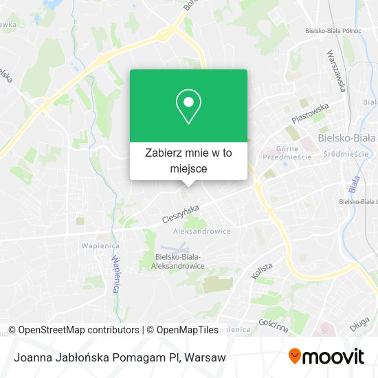 Mapa Joanna Jabłońska Pomagam Pl