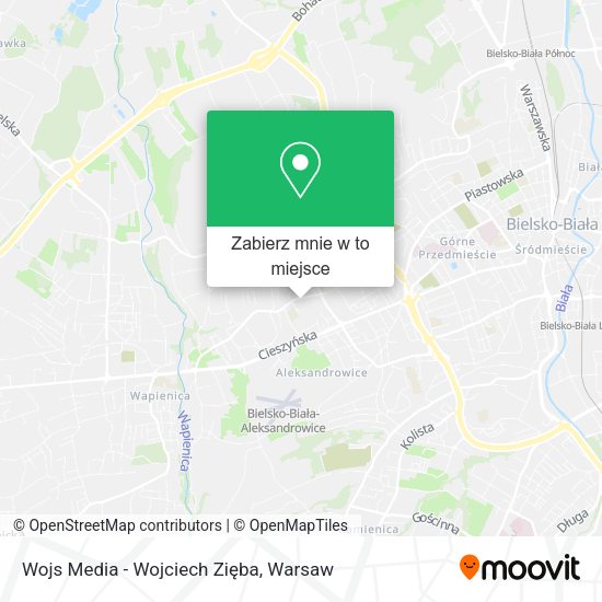 Mapa Wojs Media - Wojciech Zięba