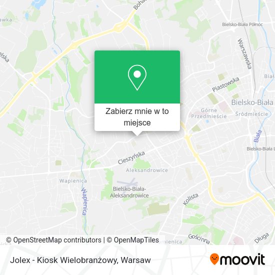 Mapa Jolex - Kiosk Wielobranżowy