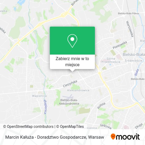 Mapa Marcin Kałuża - Doradztwo Gospodarcze