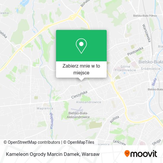 Mapa Kameleon Ogrody Marcin Damek