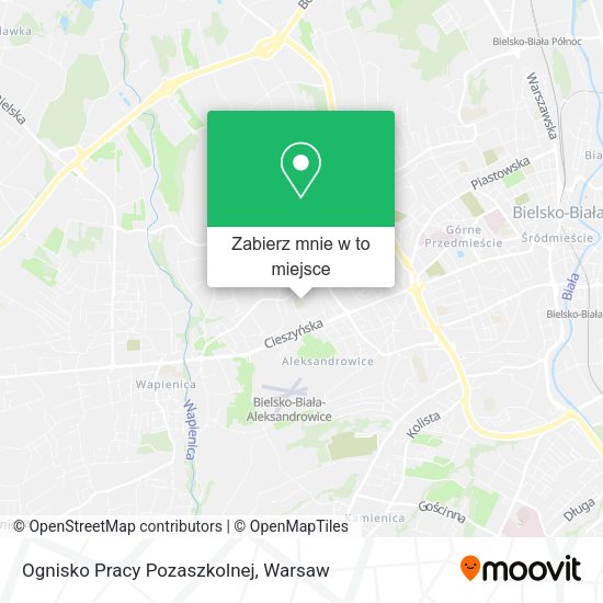 Mapa Ognisko Pracy Pozaszkolnej