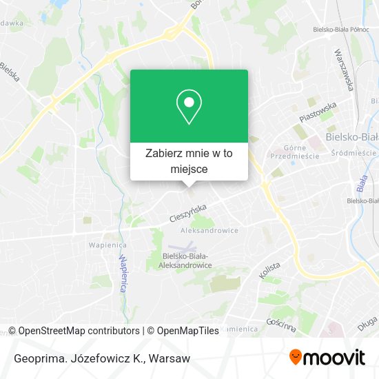 Mapa Geoprima. Józefowicz K.