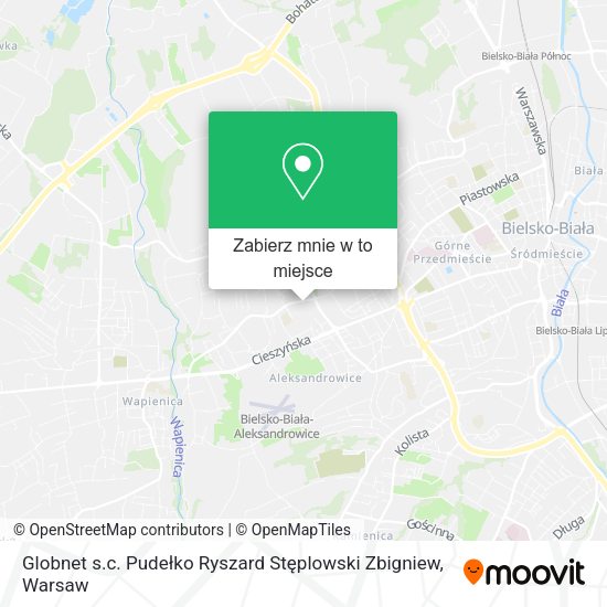 Mapa Globnet s.c. Pudełko Ryszard Stęplowski Zbigniew