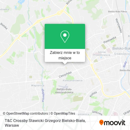 Mapa T&C Crossby Stawicki Grzegorz Bielsko-Biała