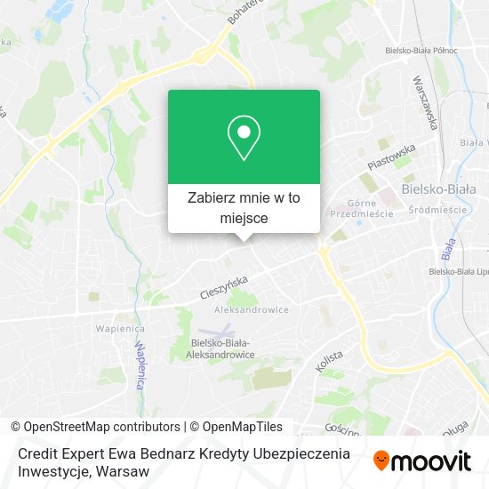 Mapa Credit Expert Ewa Bednarz Kredyty Ubezpieczenia Inwestycje