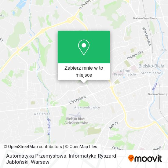 Mapa Automatyka Przemysłowa, Informatyka Ryszard Jabłoński