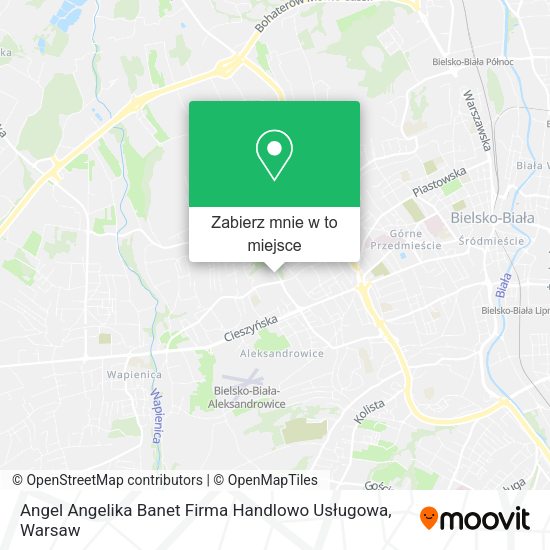 Mapa Angel Angelika Banet Firma Handlowo Usługowa