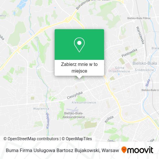 Mapa Buma Firma Usługowa Bartosz Bujakowski