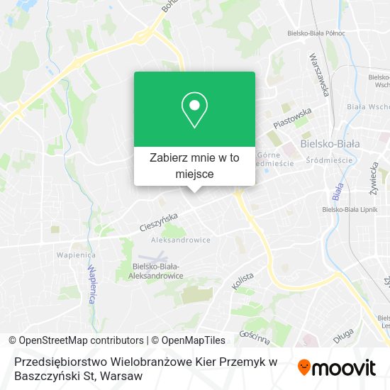 Mapa Przedsiębiorstwo Wielobranżowe Kier Przemyk w Baszczyński St