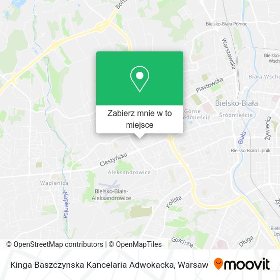 Mapa Kinga Baszczynska Kancelaria Adwokacka