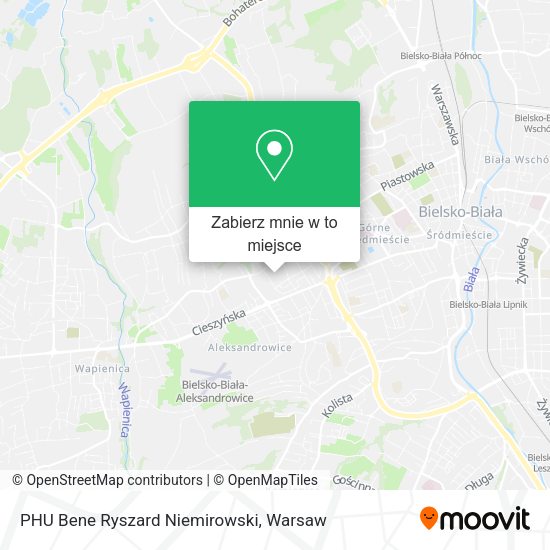 Mapa PHU Bene Ryszard Niemirowski