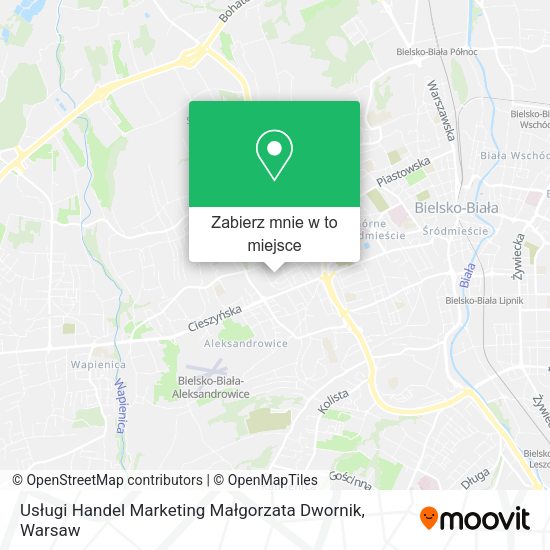 Mapa Usługi Handel Marketing Małgorzata Dwornik