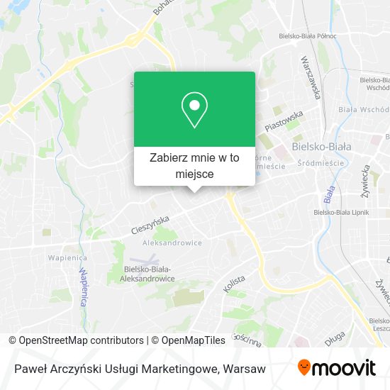 Mapa Paweł Arczyński Usługi Marketingowe