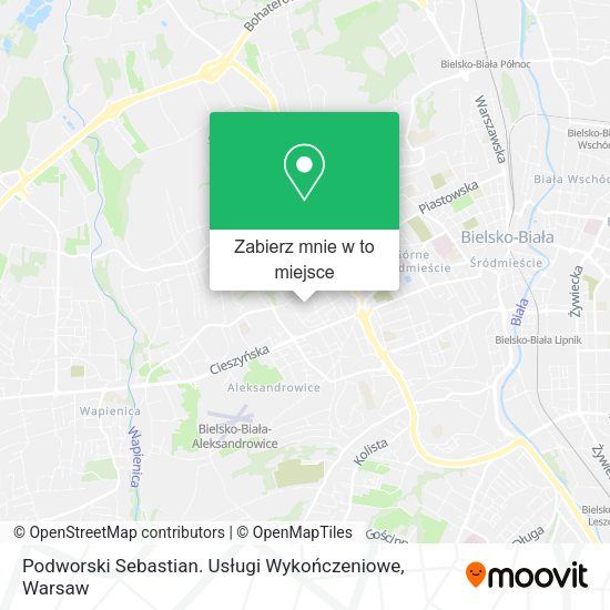 Mapa Podworski Sebastian. Usługi Wykończeniowe