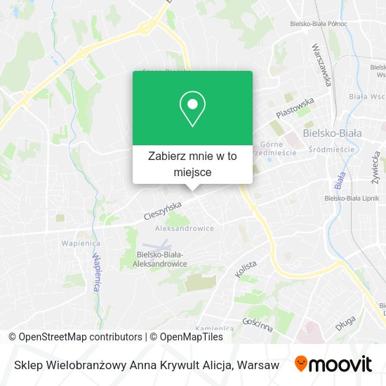 Mapa Sklep Wielobranżowy Anna Krywult Alicja