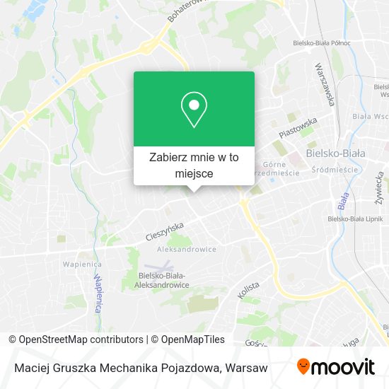 Mapa Maciej Gruszka Mechanika Pojazdowa