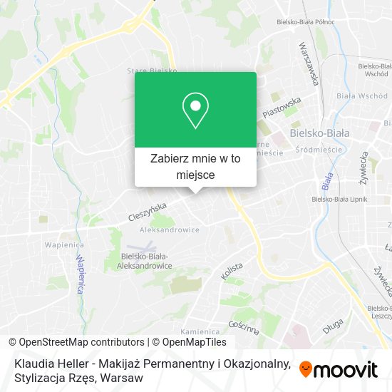 Mapa Klaudia Heller - Makijaż Permanentny i Okazjonalny, Stylizacja Rzęs