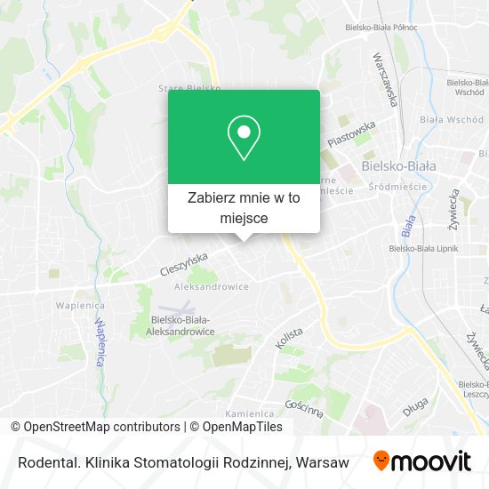 Mapa Rodental. Klinika Stomatologii Rodzinnej