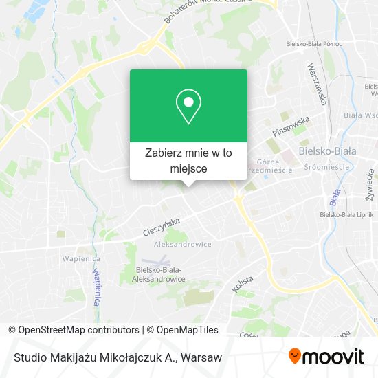 Mapa Studio Makijażu Mikołajczuk A.