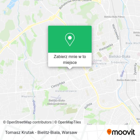 Mapa Tomasz Krutak - Bielitz-Biala