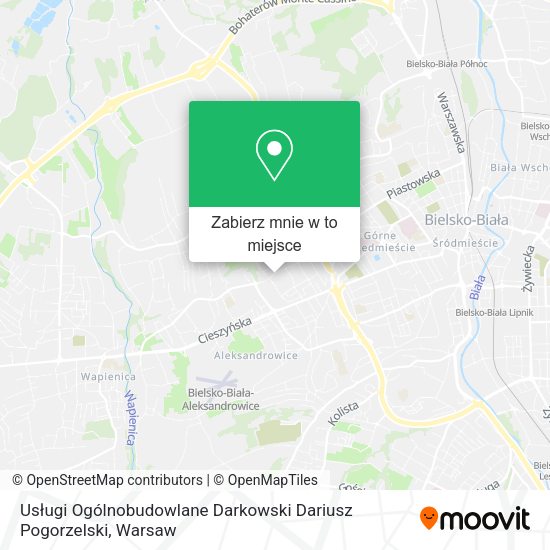 Mapa Usługi Ogólnobudowlane Darkowski Dariusz Pogorzelski