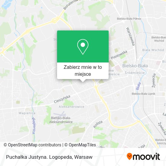 Mapa Puchałka Justyna. Logopeda