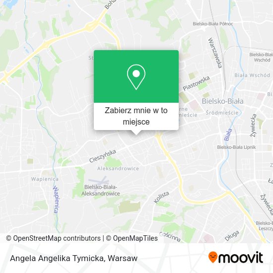 Mapa Angela Angelika Tymicka