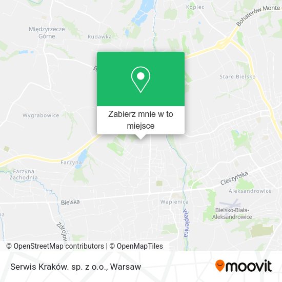 Mapa Serwis Kraków. sp. z o.o.