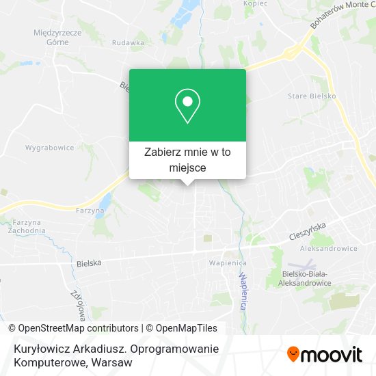 Mapa Kuryłowicz Arkadiusz. Oprogramowanie Komputerowe