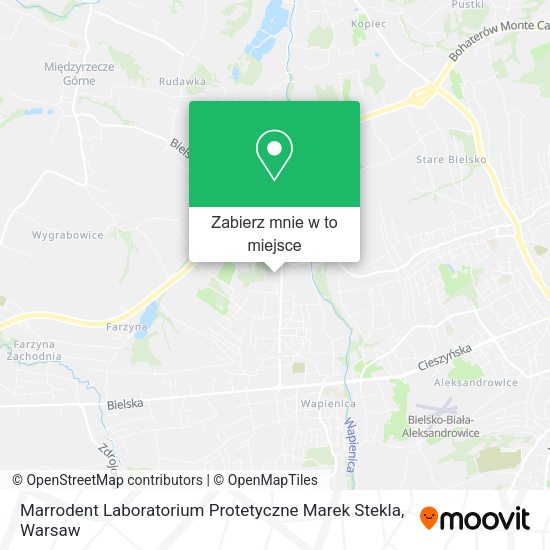 Mapa Marrodent Laboratorium Protetyczne Marek Stekla