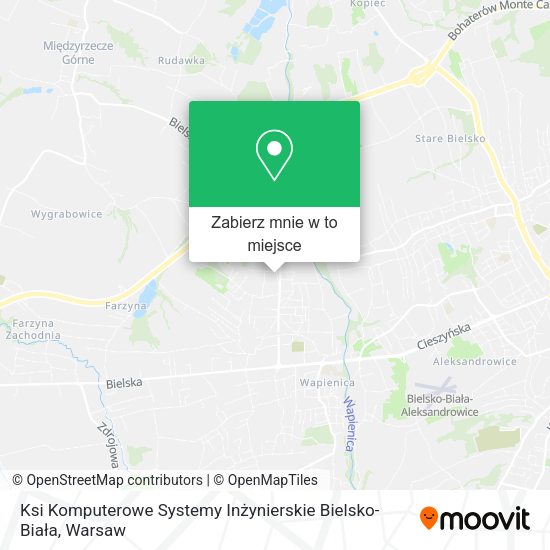 Mapa Ksi Komputerowe Systemy Inżynierskie Bielsko-Biała