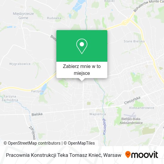 Mapa Pracownia Konstrukcji Teka Tomasz Knieć