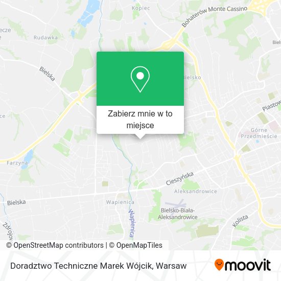 Mapa Doradztwo Techniczne Marek Wójcik