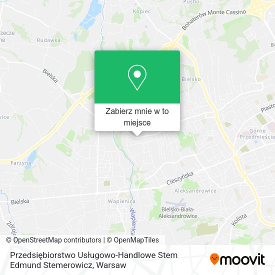 Mapa Przedsiębiorstwo Usługowo-Handlowe Stem Edmund Stemerowicz