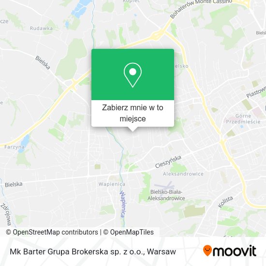 Mapa Mk Barter Grupa Brokerska sp. z o.o.