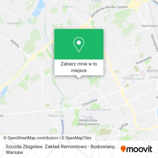 Mapa Szozda Zbigniew. Zakład Remontowo - Budowlany