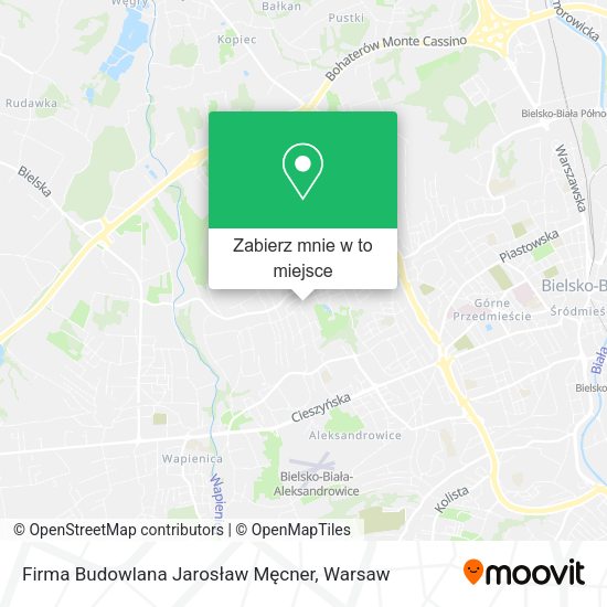 Mapa Firma Budowlana Jarosław Męcner