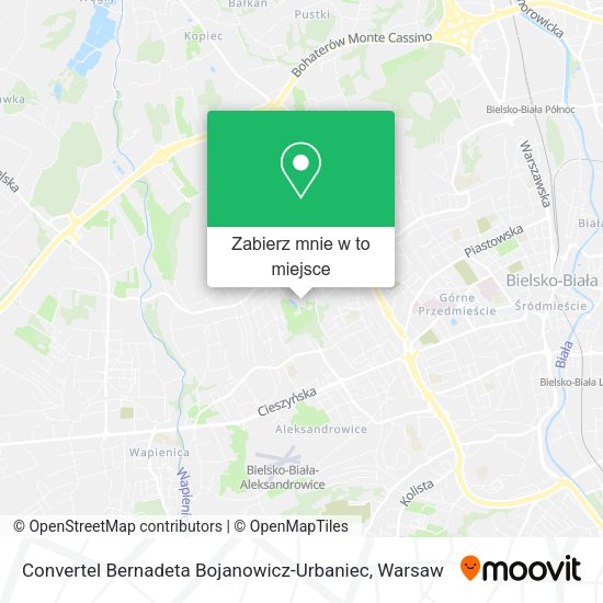 Mapa Convertel Bernadeta Bojanowicz-Urbaniec