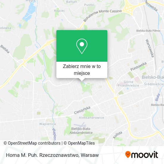 Mapa Homa M. Puh. Rzeczoznawstwo