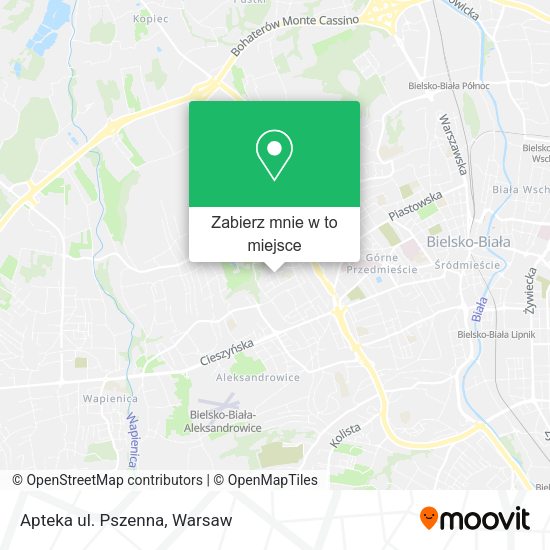 Mapa Apteka ul. Pszenna