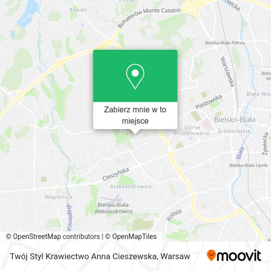 Mapa Twój Styl Krawiectwo Anna Cieszewska